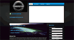 Desktop Screenshot of camberleycabs.com